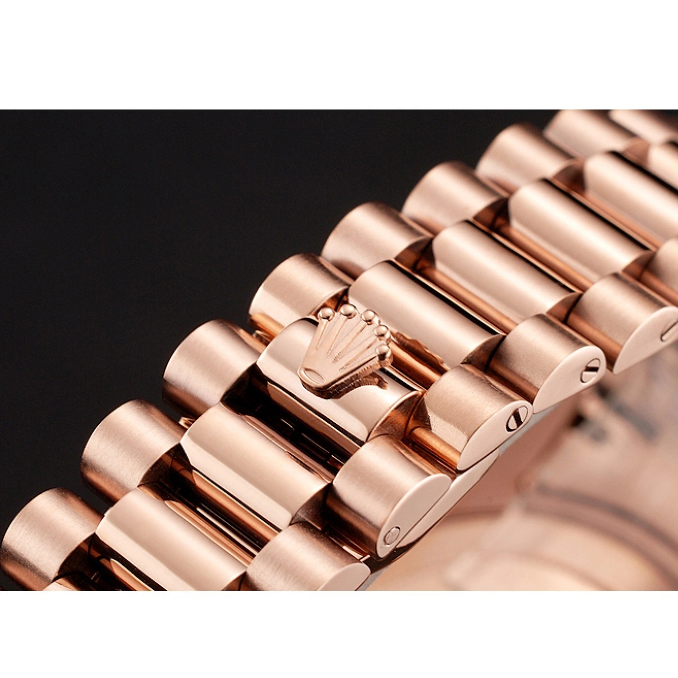 Good copy rolex watches Black Day-Date Gold Rubies 1454102 Swiss Diamonds Bracelet And Dial Rolex Rose 0824